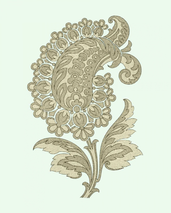 Picture of CELADON FLORAL MOTIF II