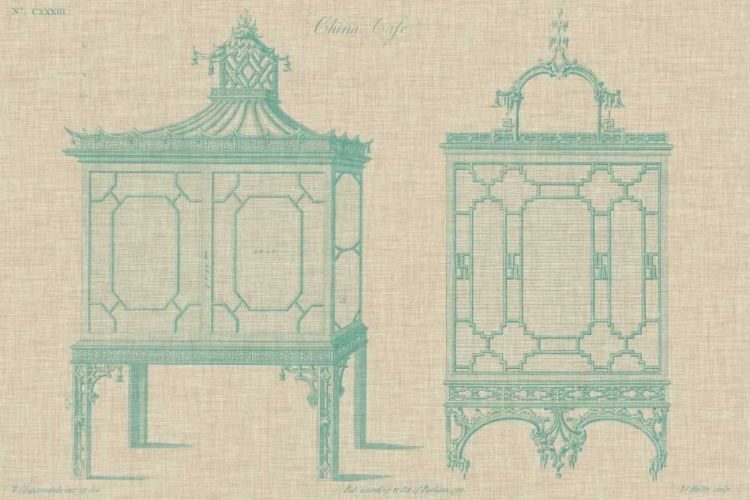 Picture of CHINESE CHIPPENDALE CABINET I