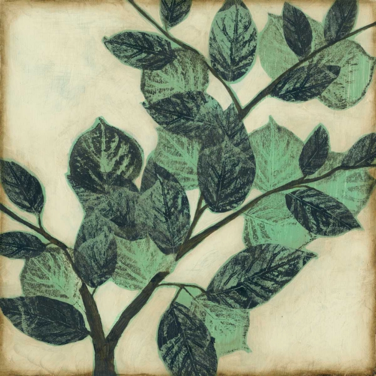 Picture of GRAPHIC LEAVES I
