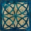 Picture of STAINED GLASS INDIGO IV
