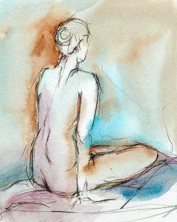 Picture of WATERCOLOR GESTURE STUDY I