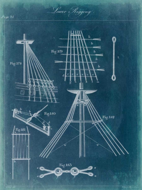 Picture of NAUTICAL DETAIL BLUEPRINT II