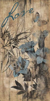 Picture of WOOD FLORAL LOVE