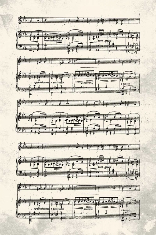 Picture of MUSIC SHEET CREAM