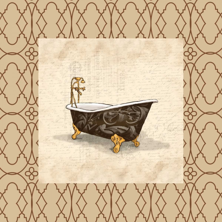 Picture of BROWN BATH BORDER