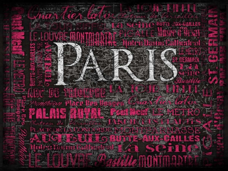 Picture of PARIS MAP TYPE 2
