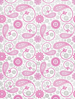 Picture of PAISLEY PINK AND GREY