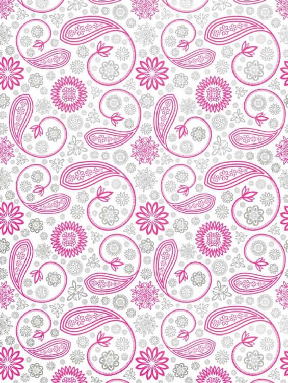 Picture of PAISLEY PINK AND GREY