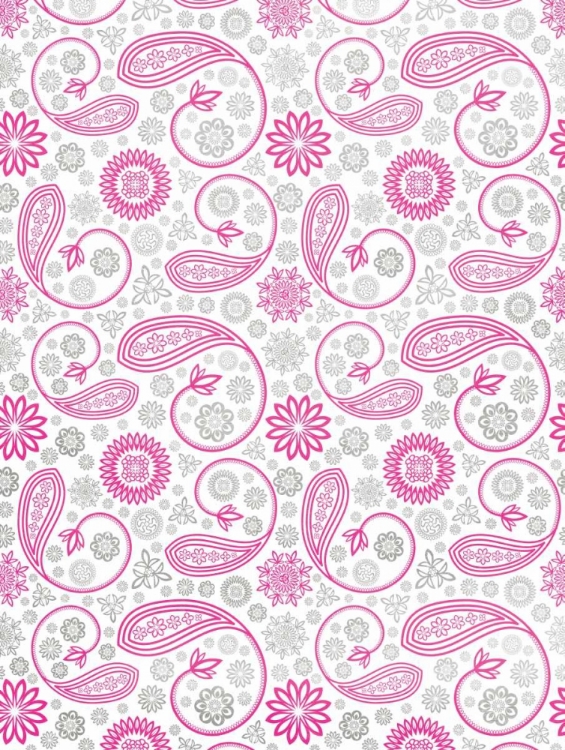 Picture of PAISLEY PINK AND GREY