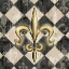 Picture of BLACK DIAMOND FLEUR DE LYS I