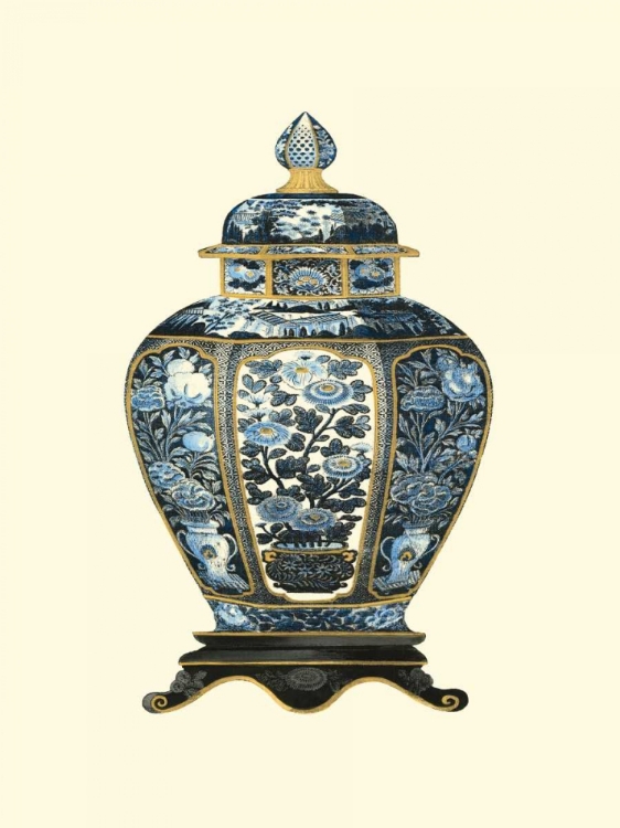 Picture of BLUE PORCELAIN VASE I