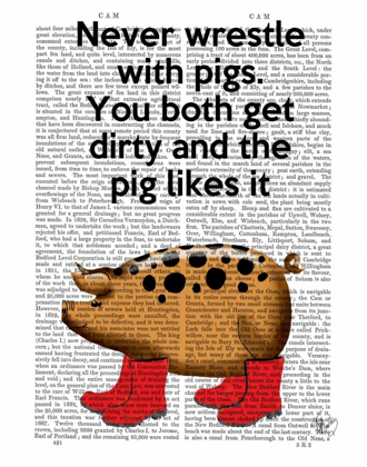Picture of NEVER WRESTLE WITH PIGS