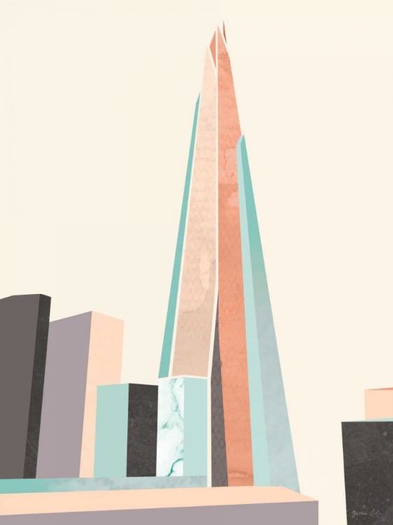 Picture of GRAPHIC PASTEL ARCHITECTURE I