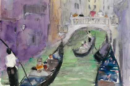 Picture of VENICE WATERCOLORS IX