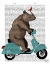 Picture of RHINO ON MOPED