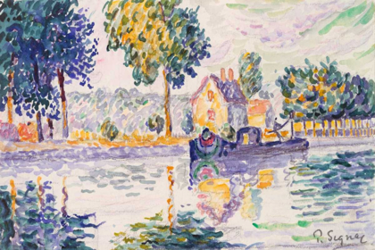 Picture of VIEW OF THE SEINE, SAMOIS