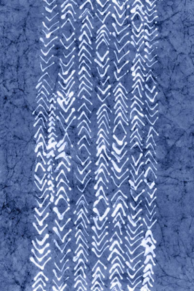 Picture of INDIGO PRIMITIVE PATTERNS V