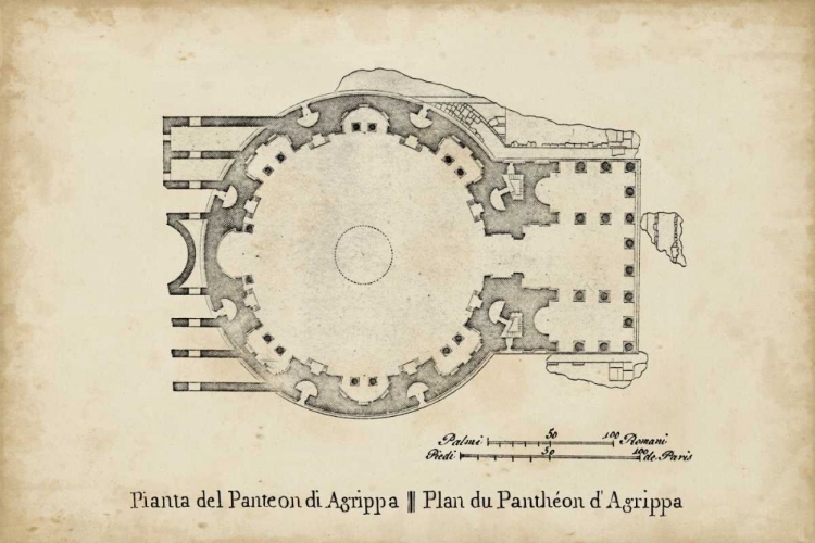Picture of PLAN FOR THE PANTHEON