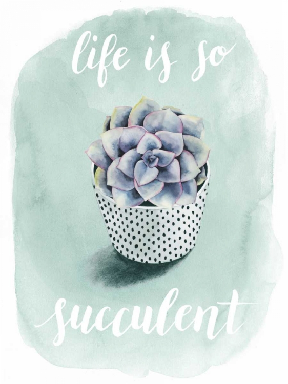 Picture of LIFE IS SUCCULENT I