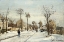 Picture of SNOWY ROAD, LOUVECIENNES