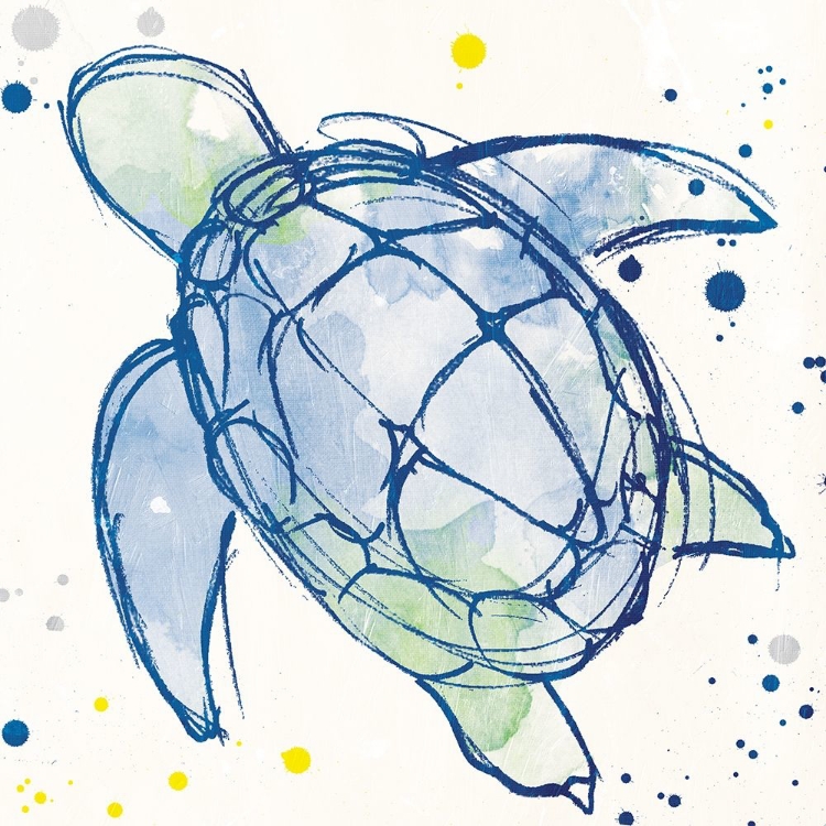 Picture of MINIMAL SKETCH TURTLE