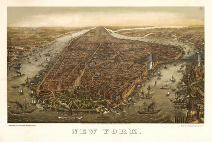 Picture of 1874 NYC MAP