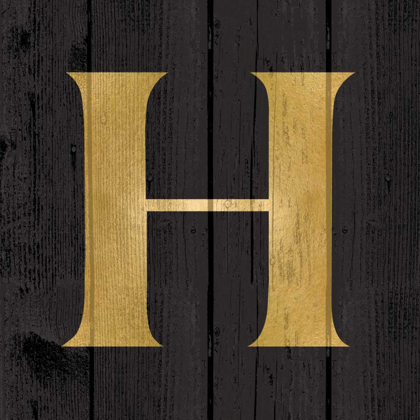 Picture of GOLD ALPHABET H