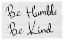 Picture of KIND AND HUMBLE