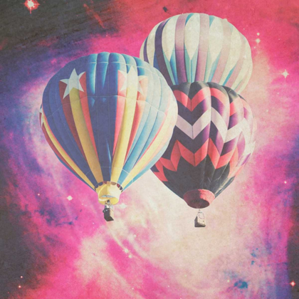 Picture of PINK BALLOONS IN SPACE