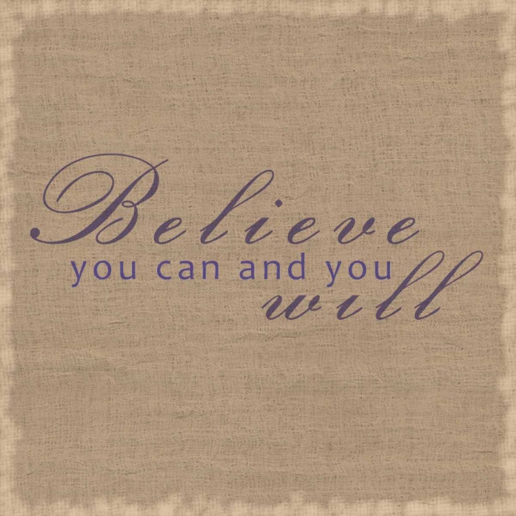 Picture of BELIEVE YOU CAN