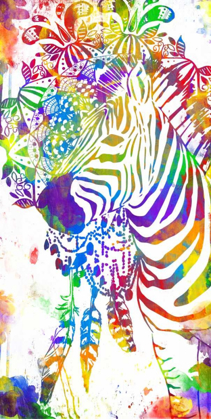 Picture of COLORFUL ZEBRA MANDALA