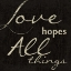 Picture of LOVE HOPES ALL E
