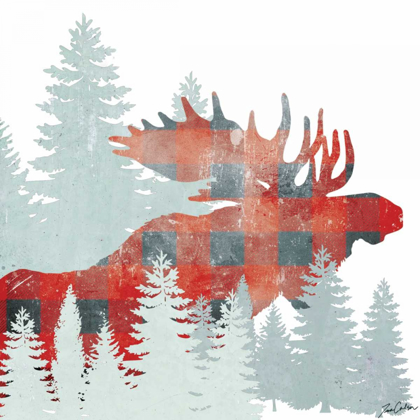 Picture of MOOSE PLAID FOREST