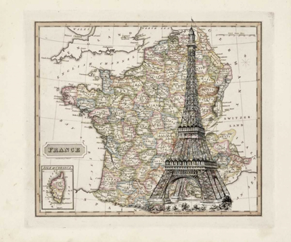Picture of EIFFEL TOWER MAP