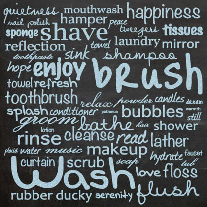 Picture of BATHROOM WORDS B1