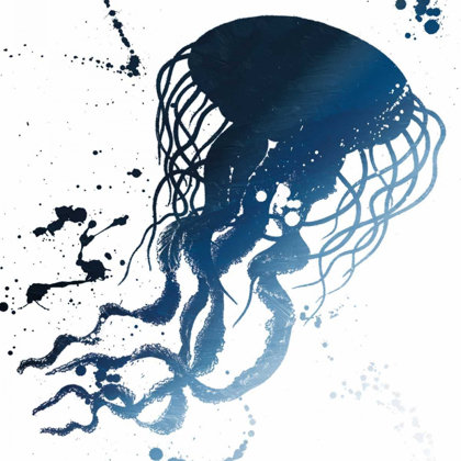 Picture of JELLYFISH SPLATTER INDIGO