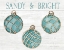 Picture of COASTAL HOLIDAY ORNAMENT VIII SANDY AND BRIGHT