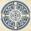 Picture of INDIGO MOTIF IV
