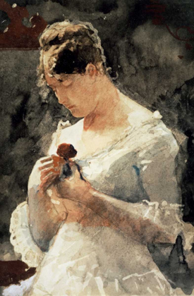 Picture of WOMAN WITH A ROSE