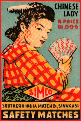 Picture of CHINESE LADY SAFETY MATCHES