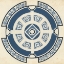 Picture of INDIGO MOTIF VI