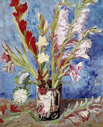 Picture of VASE WITH GLADIOLI