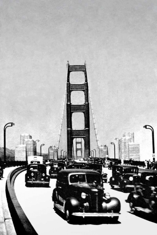 Picture of THE GOLDEN GATE BRIDGE, SAN FRANCISCO, CA