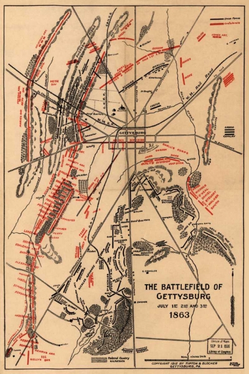 Picture of BATTLE OF GETTYSBURG #1