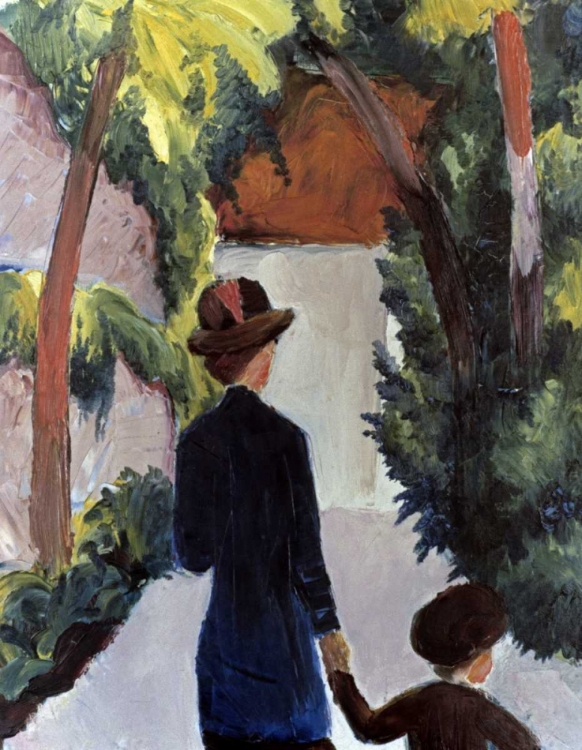 Picture of MOTHER AND CHILD IN THE PARK