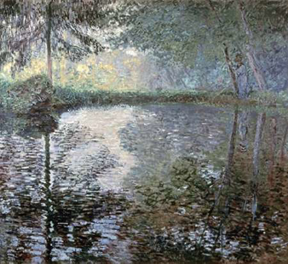 Picture of THE POND AT MONTGERON, 1876