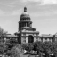 Picture of THE TEXAS CAPITOL, AUSTIN, TEXAS, 2014 - BLACK AND WHITE