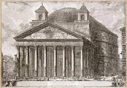 Picture of A VIEW OF THE PANTHEON, ROME
