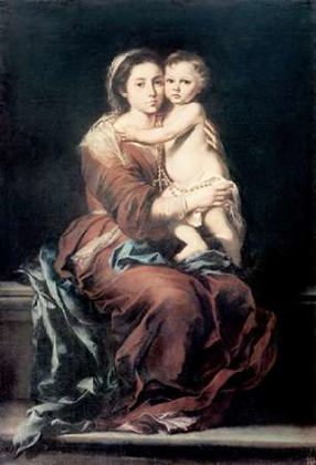Picture of MADONNA AND THE ROSARY #1