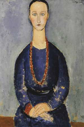 Picture of WOMAN WITH RED NECKLACE